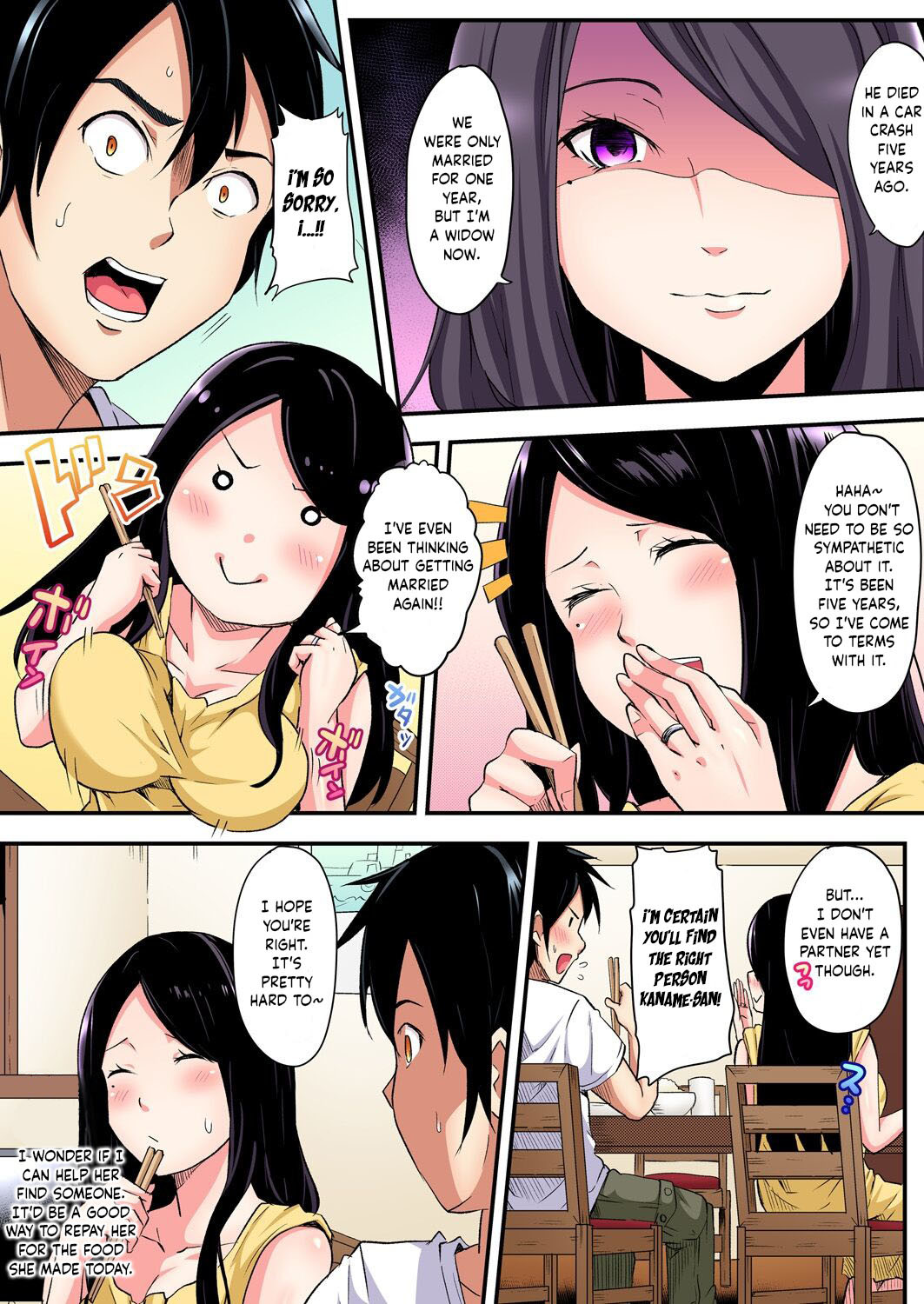 Hentai Manga Comic-Pakopako SEX With a Gal Mama-Chapter 4-9